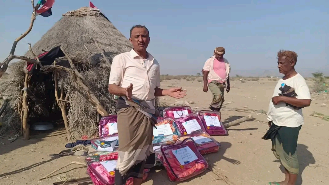 توزيع بطانية شتاء8ديسمبر 2025م